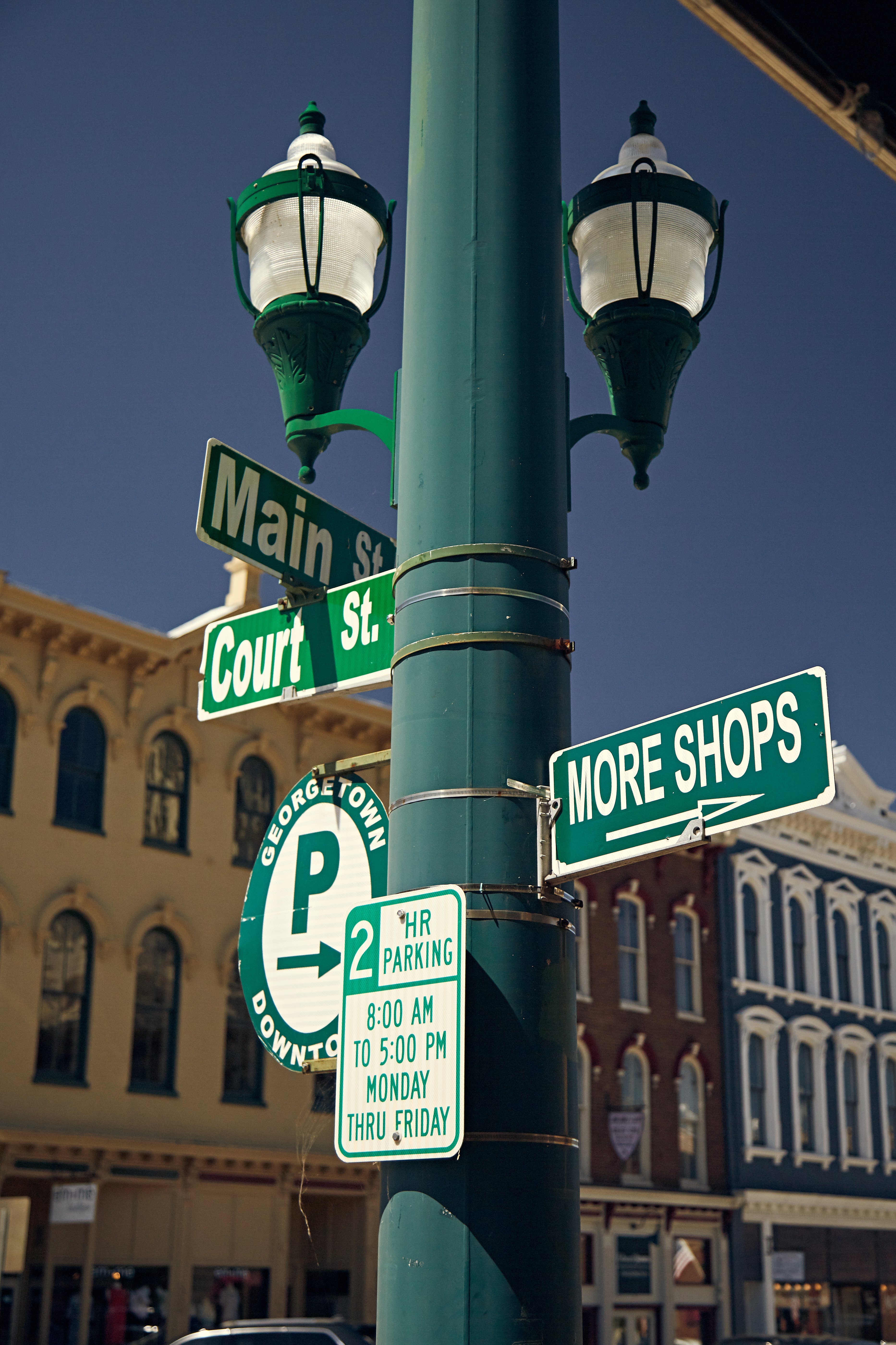 Downtown Georgetown street signs