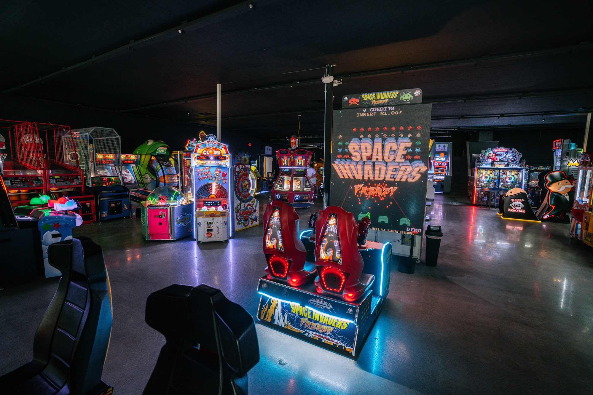 Xtreme Arcade in Elizabethtown, Kentucky. 