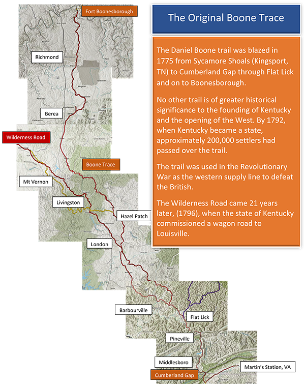 Boone Trace Map
